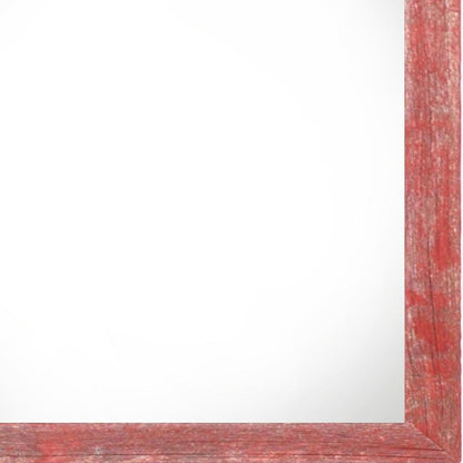 8" x 8" Red Solid Wood Tabletop Picture Frame-2