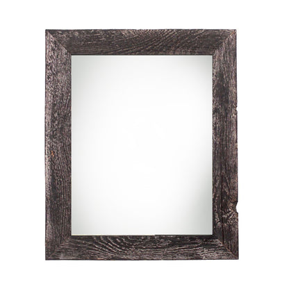 9" x 12" Black Solid Wood Hanging Picture Frame-0