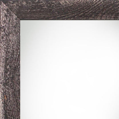 9" x 12" Black Solid Wood Hanging Picture Frame-2