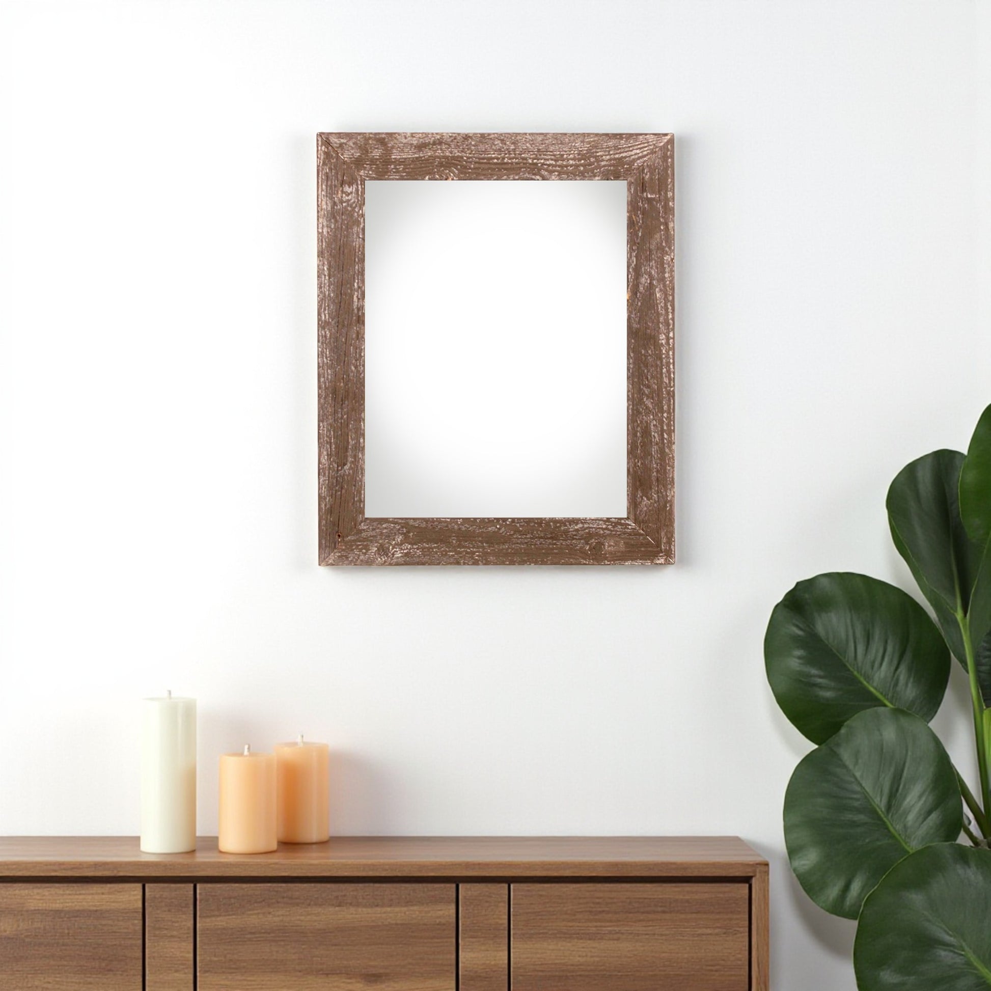 9" x 12" Espresso Solid Wood Hanging Picture Frame-1