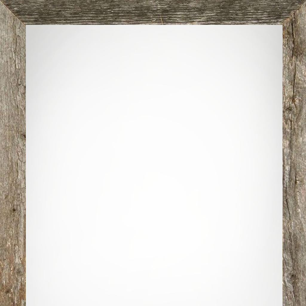 9" x 12" Gray Solid Wood Hanging Picture Frame-2