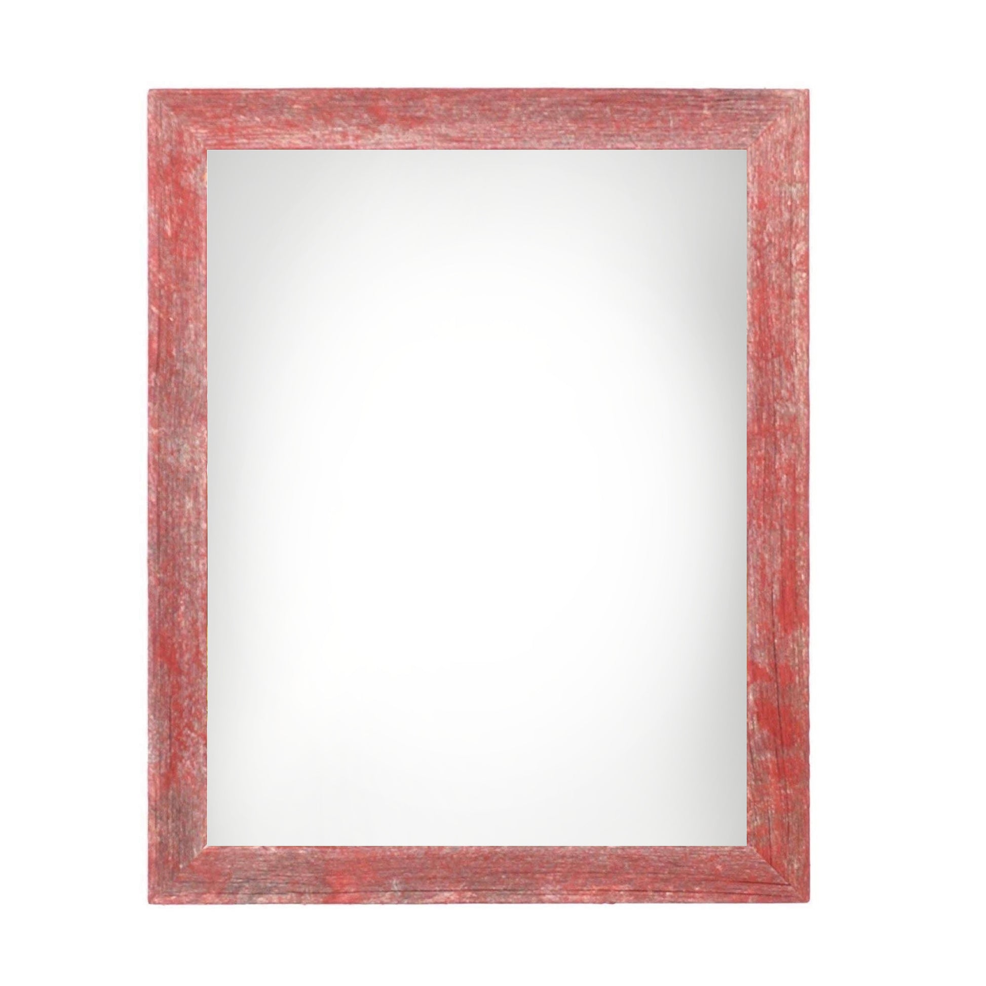 9" x 12" Red Solid Wood Hanging Picture Frame-0