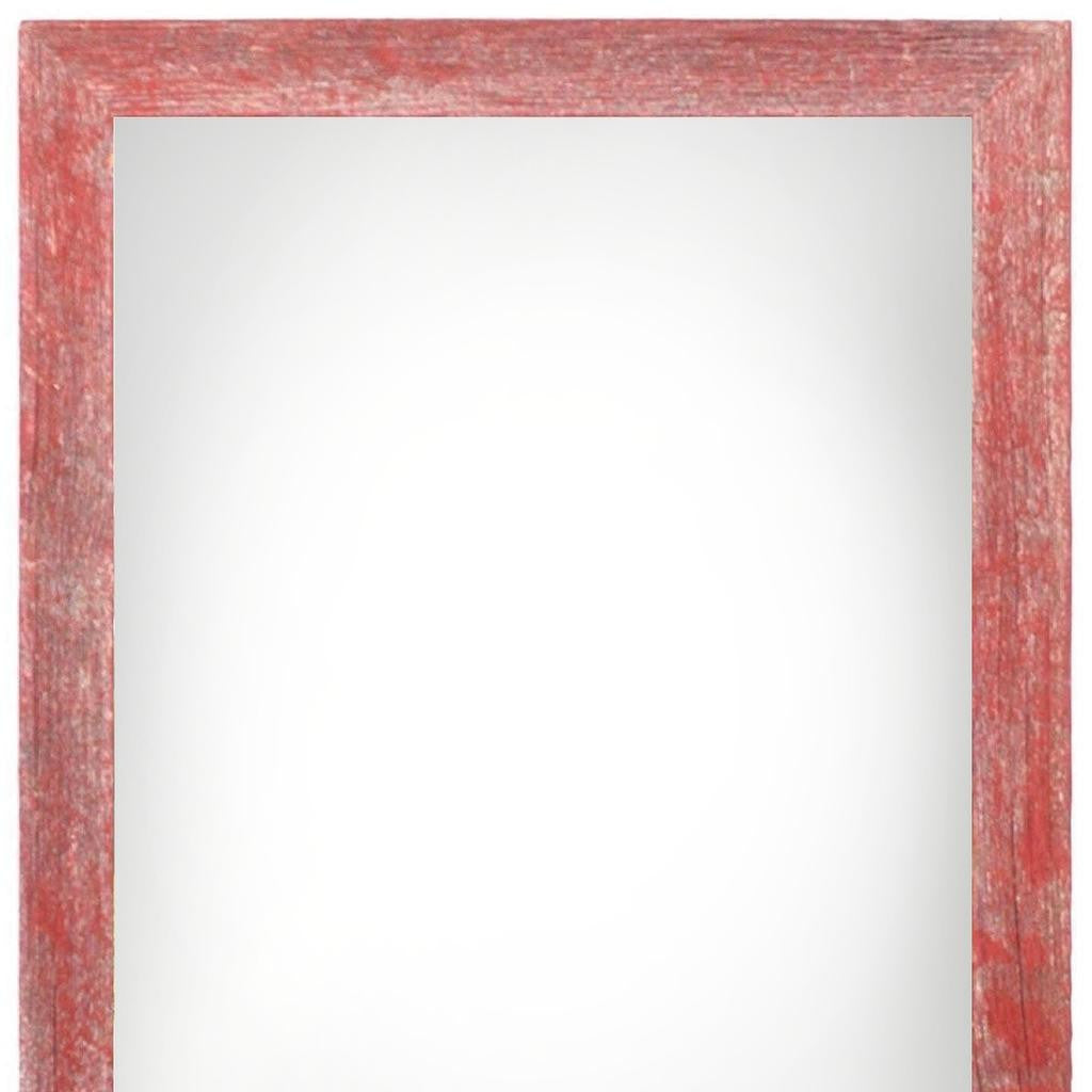 9" x 12" Red Solid Wood Hanging Picture Frame-3