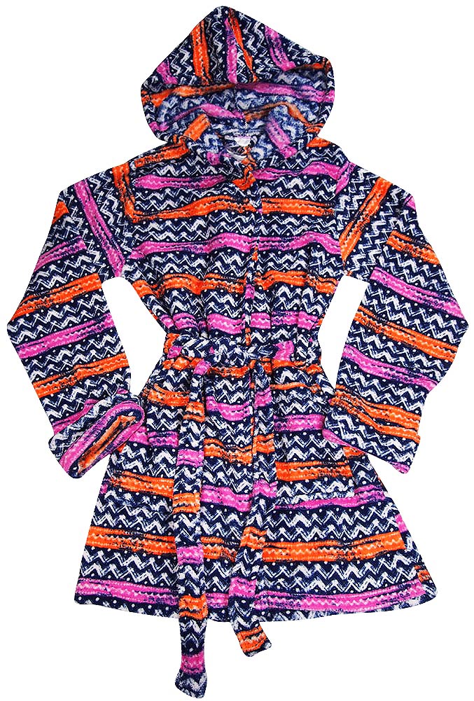 B.O.P.J. - Ladies Long Sleeve Fleece Robe-9