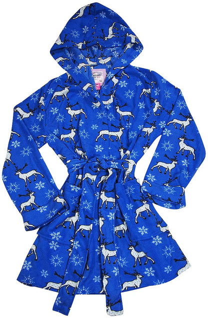 B.O.P.J. - Ladies Long Sleeve Fleece Robe-12