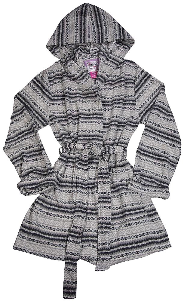 B.O.P.J. - Ladies Long Sleeve Fleece Robe-13