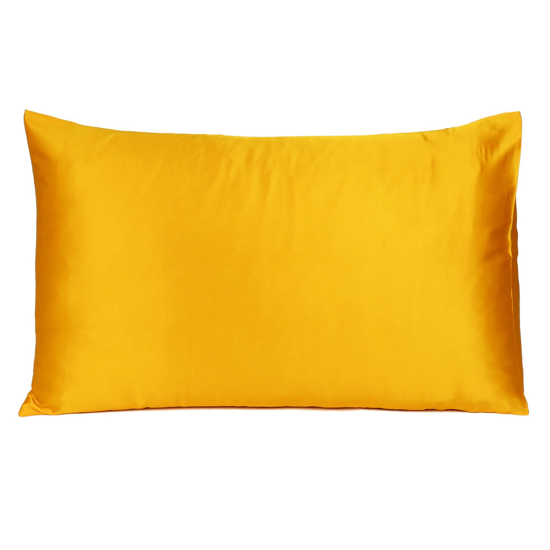 Goldenrod Dreamy Set Of 2 Silky Satin King Pillowcases-1