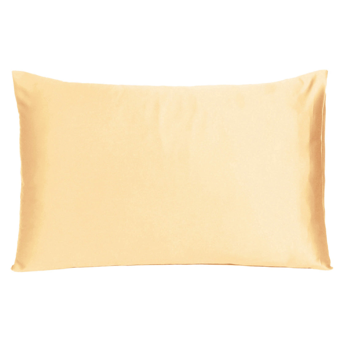 Pale Peach Dreamy Set Of 2 Silky Satin Queen Pillowcases-1
