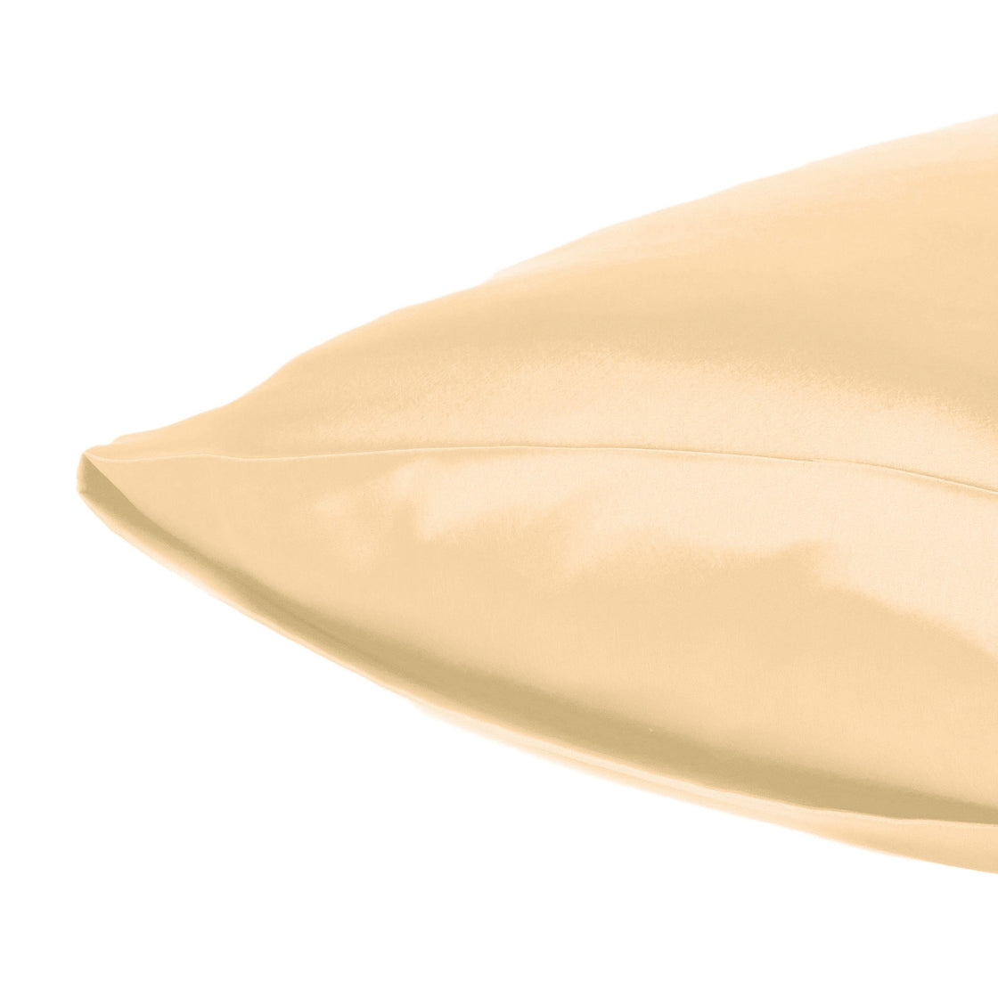 Pale Peach Dreamy Set Of 2 Silky Satin Queen Pillowcases-3