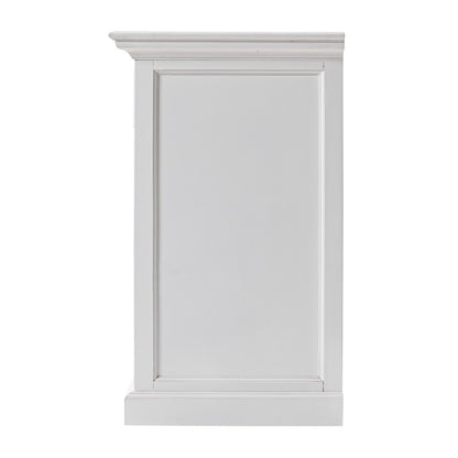 57" White Wood Two Drawer Buffet Table-4