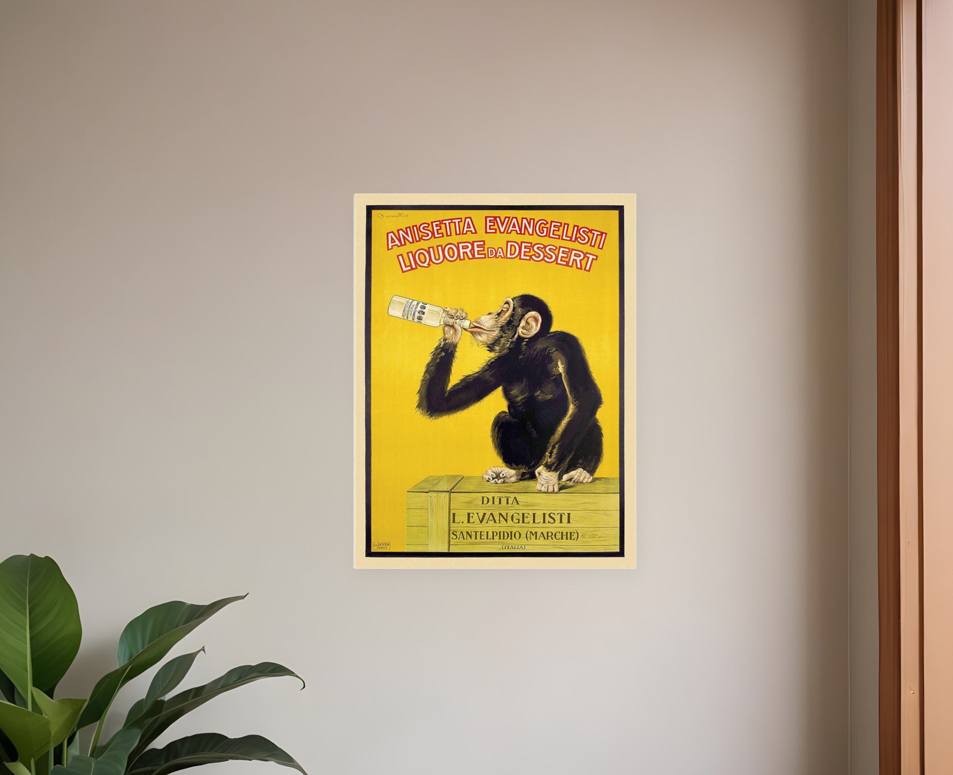 Anisetta Evangelisti Italian Liquor Unframed Print Wall Art-1