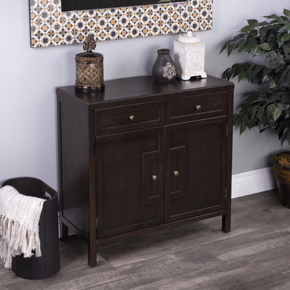 Imperial Coffee Console Cabinet-7