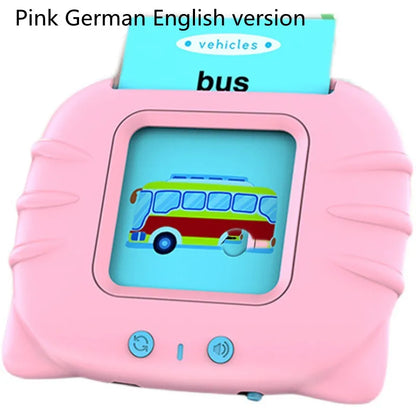 Children's Bilingual Educational Card Learning Machine