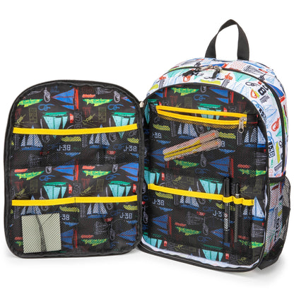 Kids Backpack | 16" Tall | Sailboats-1
