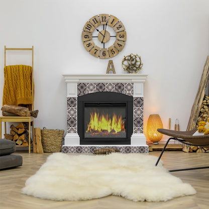 8" X 8" Cinnamon Swirl Peel And Stick Removable Tiles-5