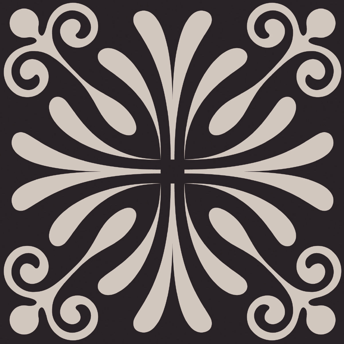 8" X 8" Cinnamon Swirl Peel And Stick Removable Tiles-7