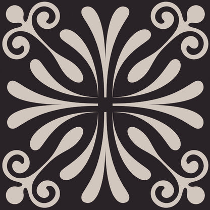 8" X 8" Cinnamon Swirl Peel And Stick Removable Tiles-7