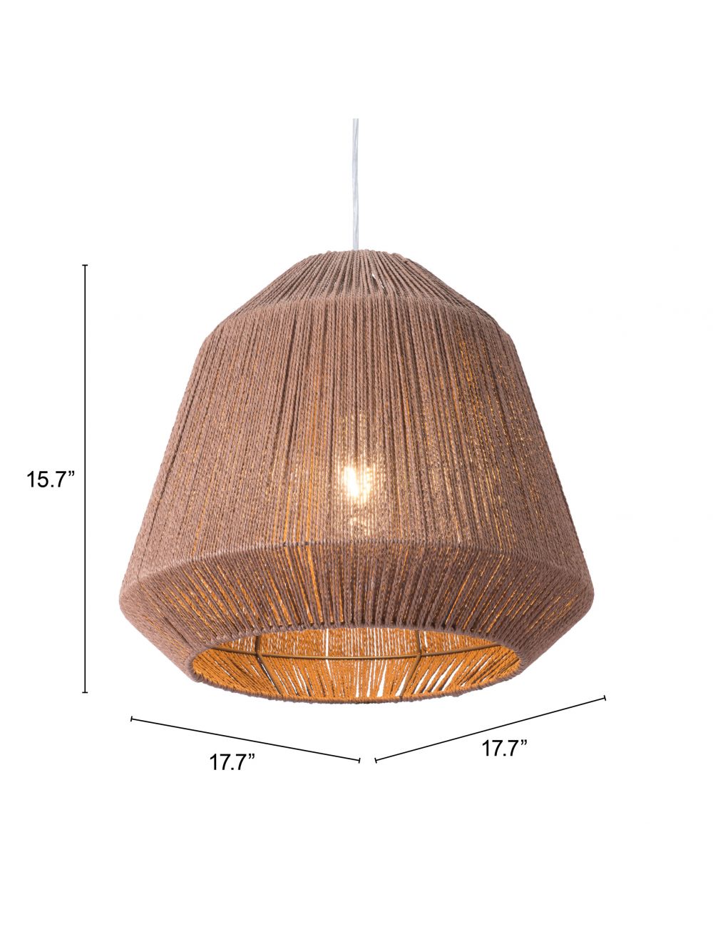 Brush Natural Ceiling Lamp-8