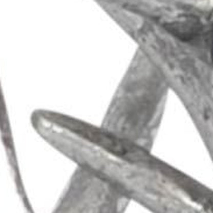 7" Silver Metal Tabletop Sculpture-2