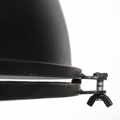 Industrial Black Metal Hanging Pendant Light-6