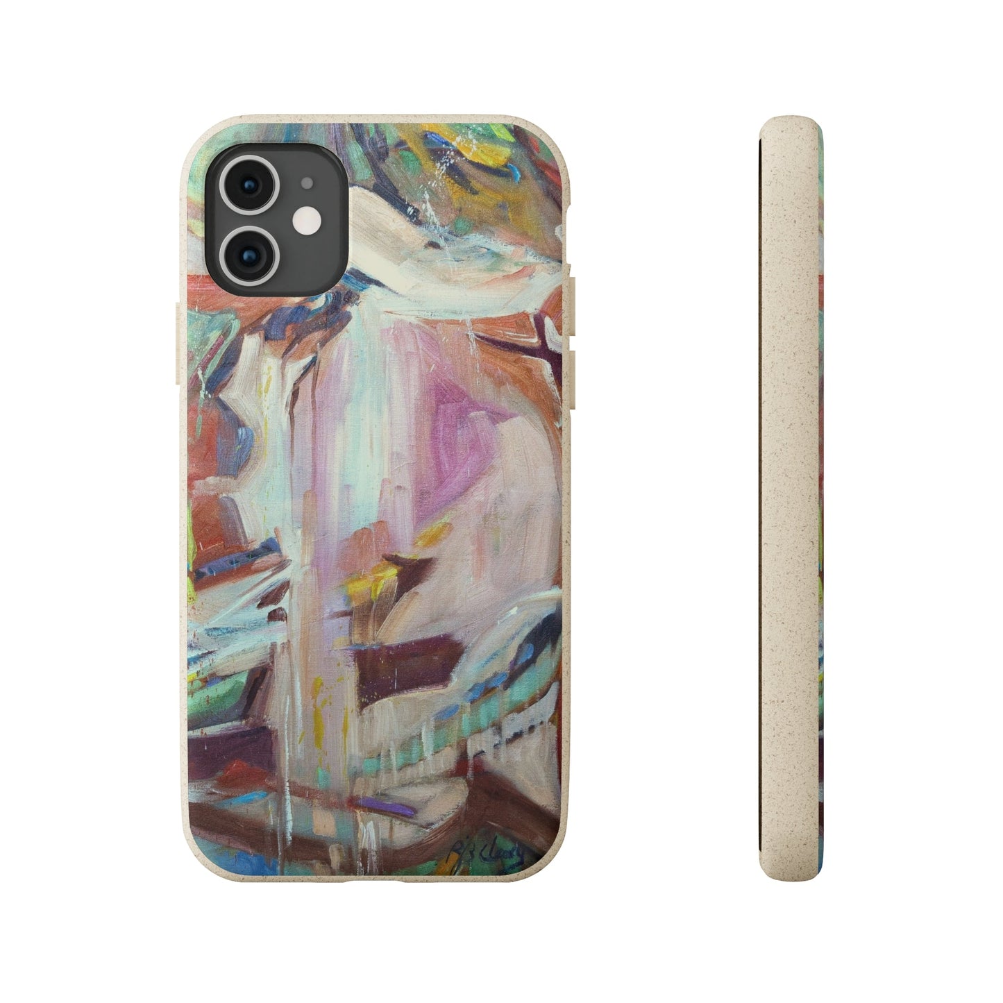 Biodegradable Phone Case with 'All Seasons' Abstract Original Artwork by Barbara Cleary-31