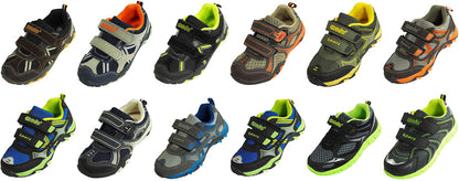 Kids Child Boys Lightweight Fashion Sneakers Running Casual Athletic-0