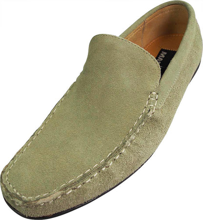 Masimo - Mens Slip On Casual Dress Suede Driving Moccasin-5