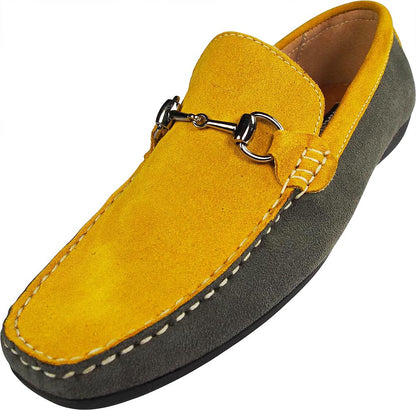Masimo - Mens Slip On Casual Dress Suede Driving Moccasin-10