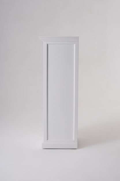 52" White Two Drawer Storage Cabinet With Baskets-8