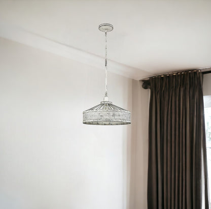 Iris 1-Light Aged Ivory Pendant-1