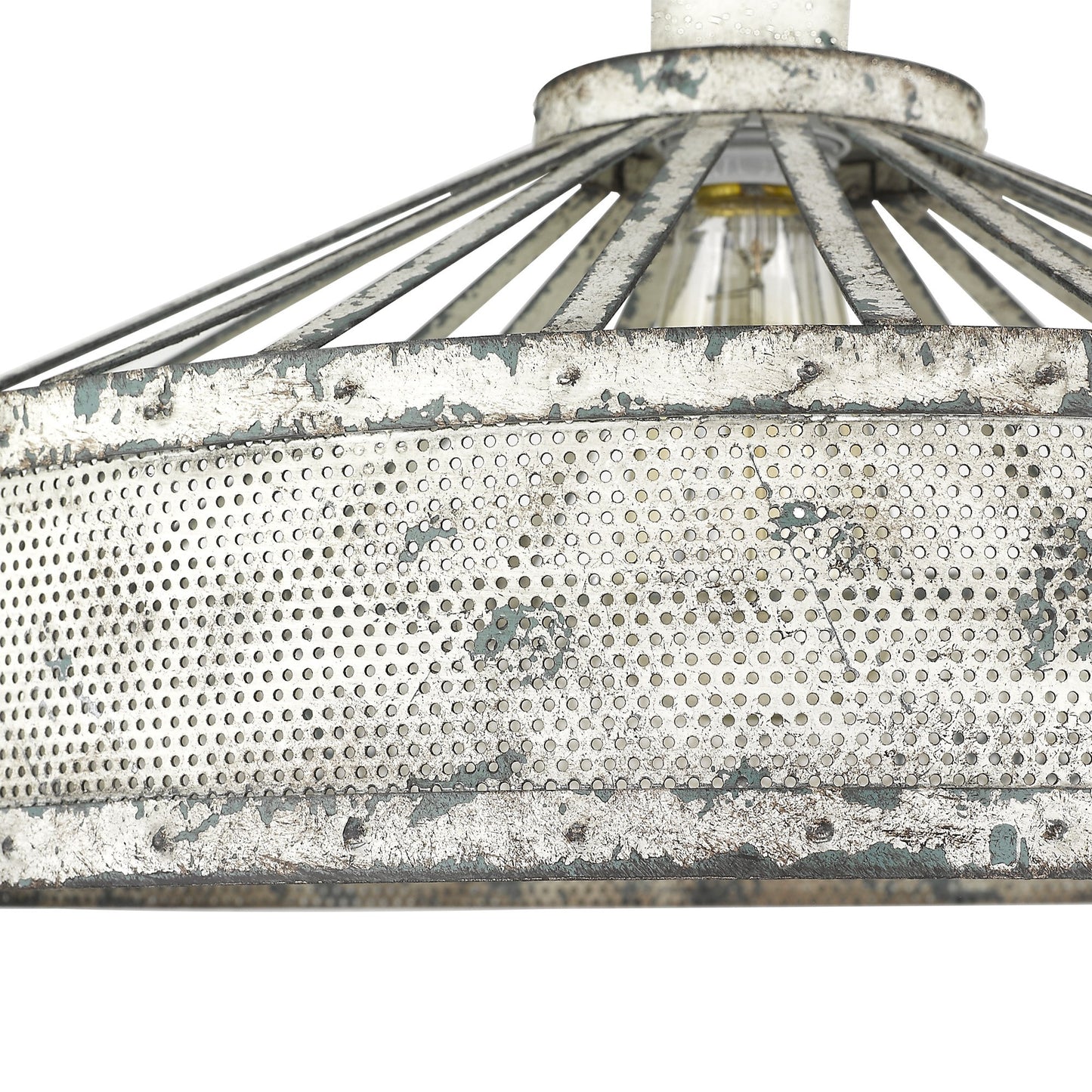 Iris 1-Light Aged Ivory Pendant-7