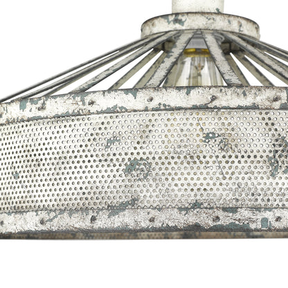 Iris 1-Light Aged Ivory Pendant-7