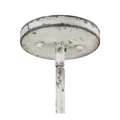 Iris 1-Light Aged Ivory Pendant-4