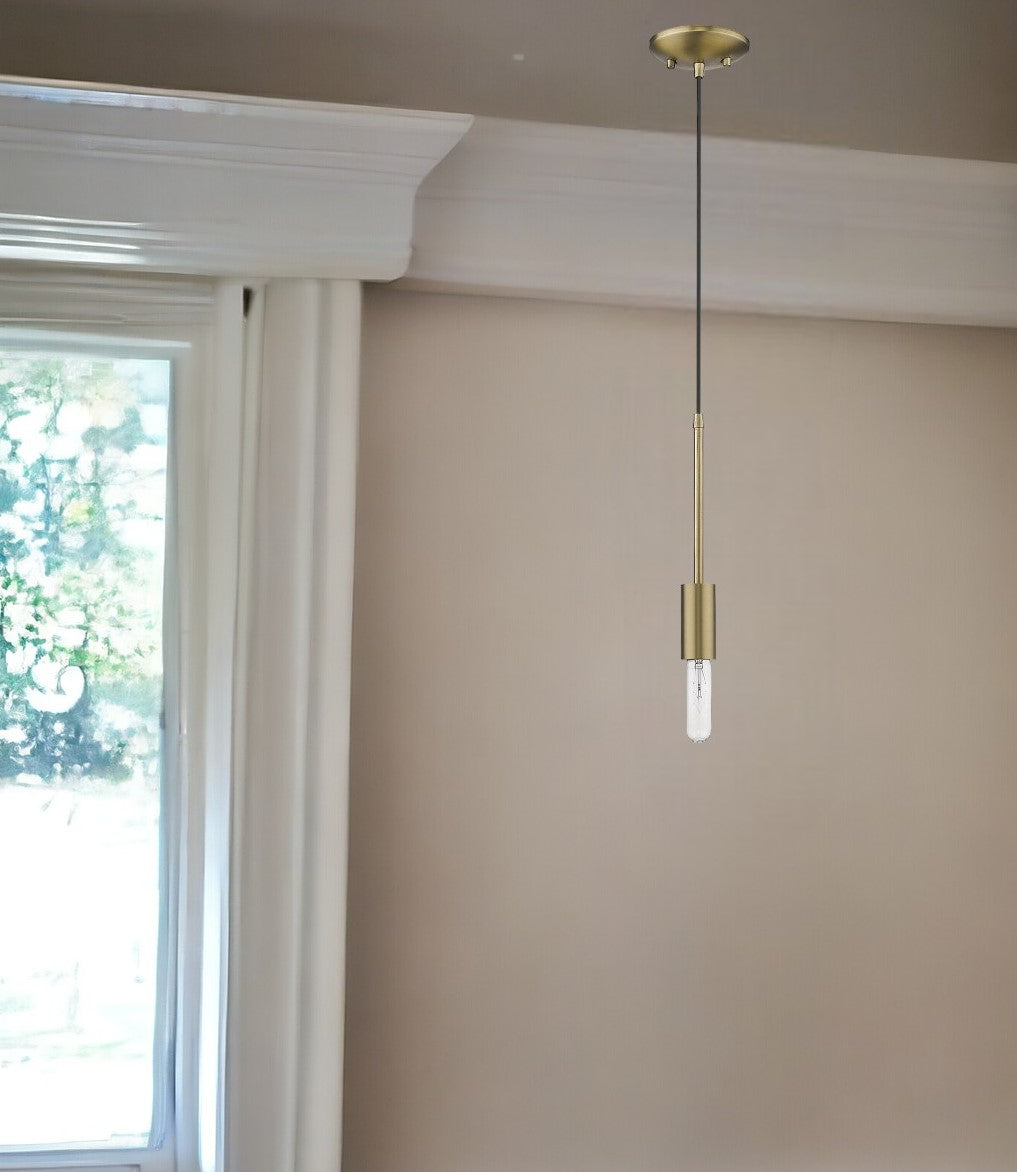 Dull Gold Mini Pendant Hanging Light-1