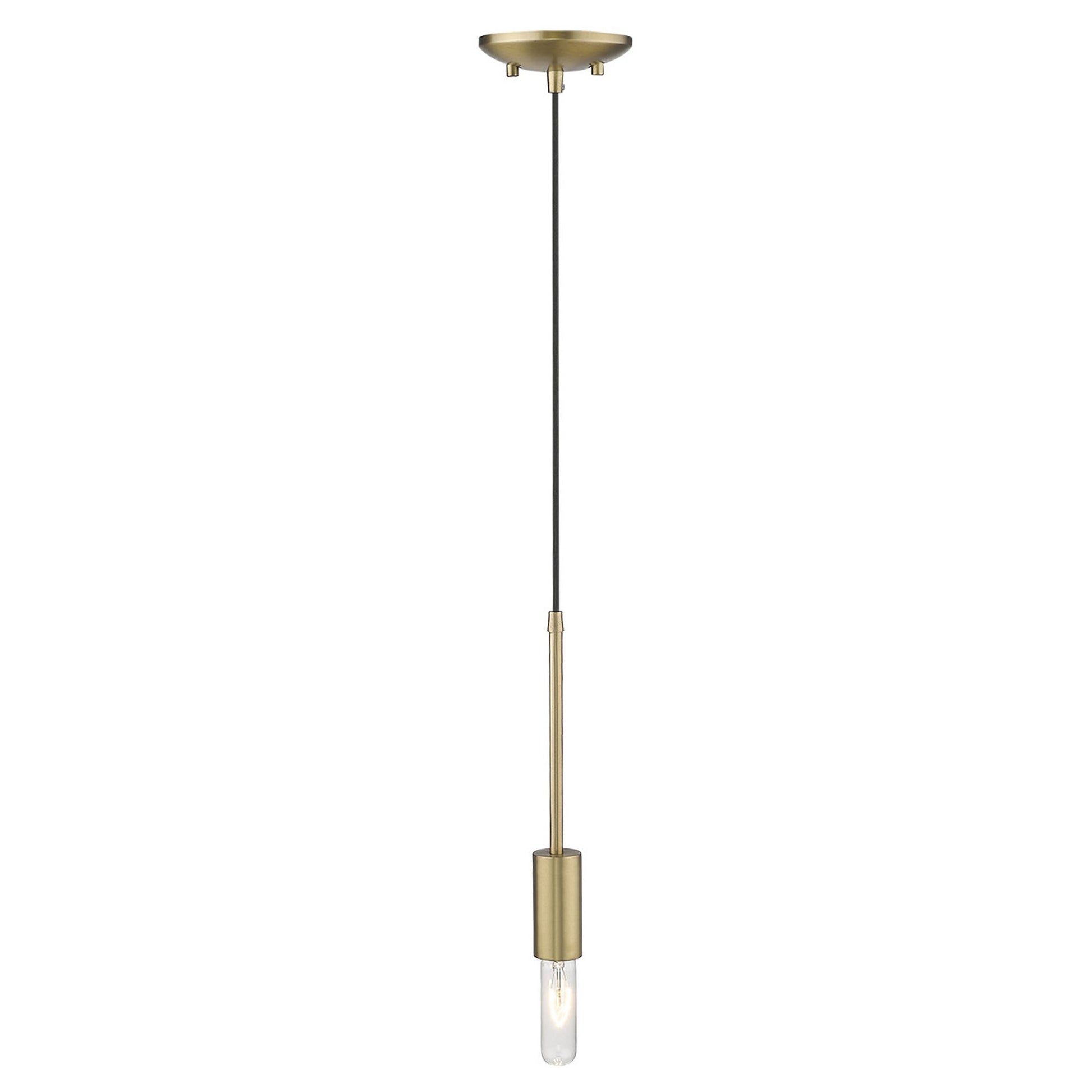 Dull Gold Mini Pendant Hanging Light-5