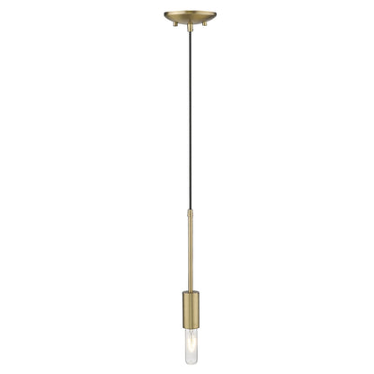 Dull Gold Mini Pendant Hanging Light-5