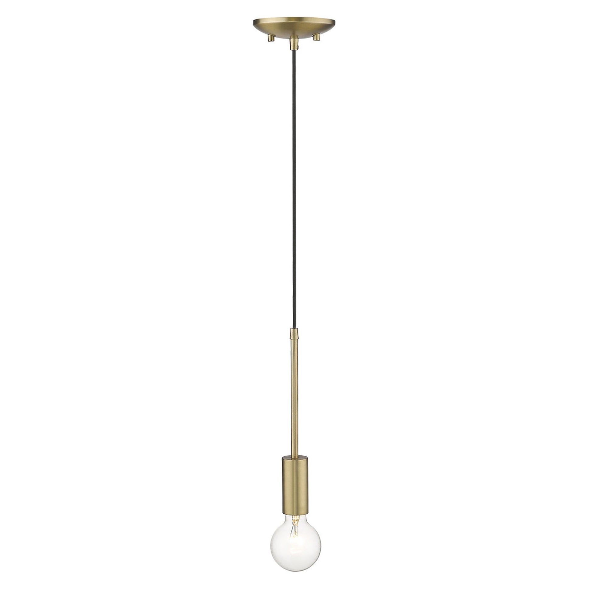 Dull Gold Mini Pendant Hanging Light-6