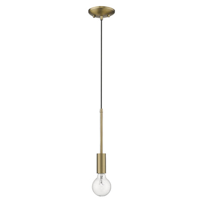 Dull Gold Mini Pendant Hanging Light-7