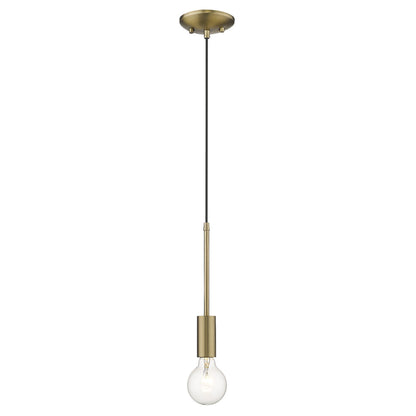 Dull Gold Mini Pendant Hanging Light-8