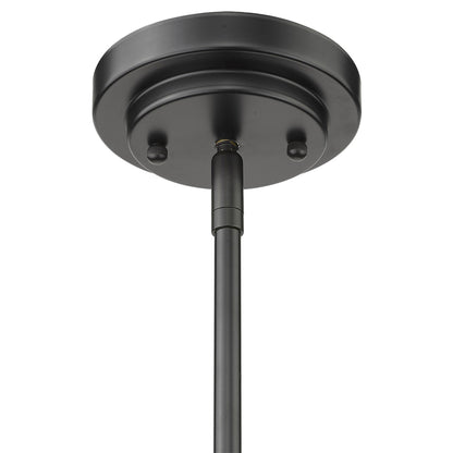 Amoret 5-Light Matte Black Convertible Pendant-5