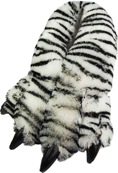 Boys and Girls Kids Soft Plush Fun Winter Animal Claw Paw Feet Indoor Slippers-0