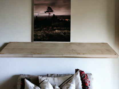 5" Solid Wood Wall Mounted Shelving Unit-1