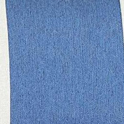 12" X 20" Blue and White Striped Lumbar Throw Pillow-2