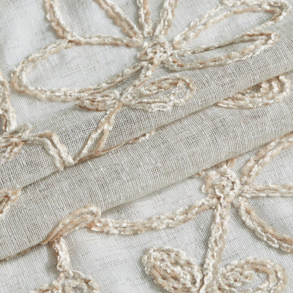 72" Linen Polyester Shower Curtain-1