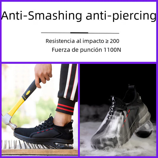 Lightweight Breathable Safety Shoes for Men