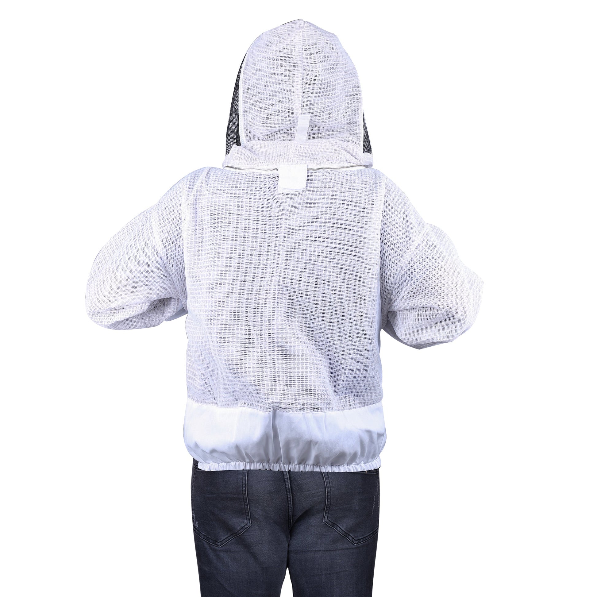 Beekeeping Bee Jacket 3 Layer Mesh Hood Beekeeping Jacket for Beekeeper-2