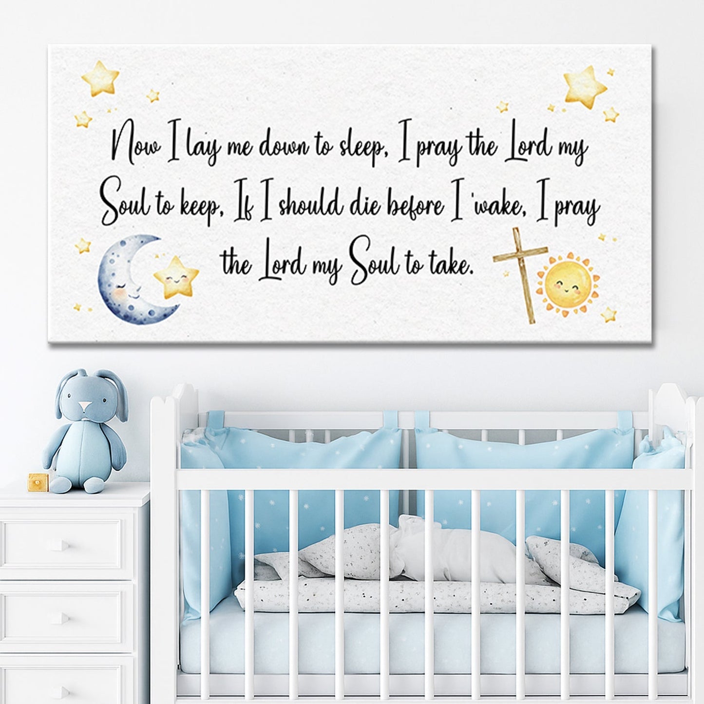 I Lay Me Down To Sleep Faith Sign-2