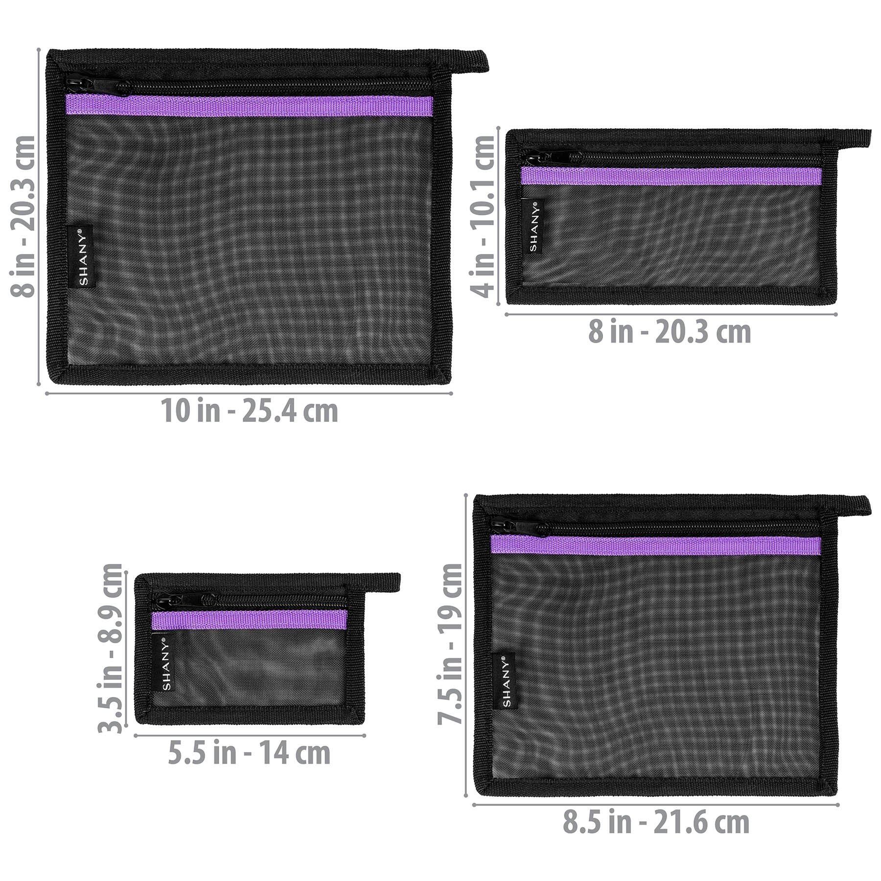 4-in-1 Mesh Travel Toiletry and Makeup Bag Set-3
