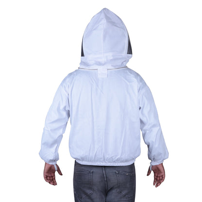 Beekeeping Bee Cotton Jacket With Hood Style Veil Protective Gear-3