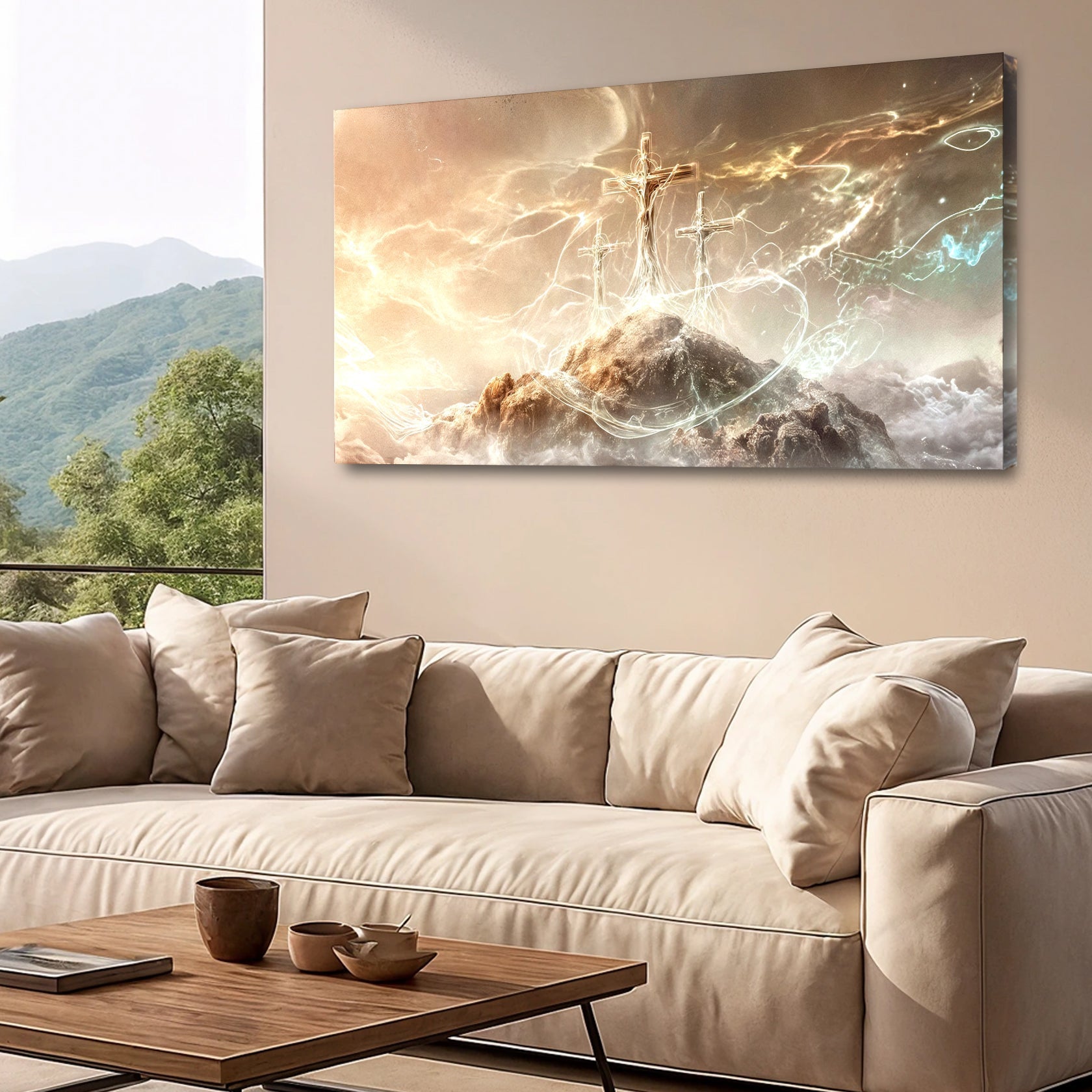 He Is Risen Faith Wall Art-1